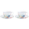 CONJ. CHÁVENAS DE CAFÉ COM PIRES Sea Breeze